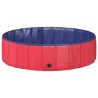 Piscine de nage pliable pour chien Rouge et bleu PVC 544690544690