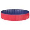 Piscine de nage pliable pour chien Rouge et bleu Ø 160 x 30 cm 544691544691
