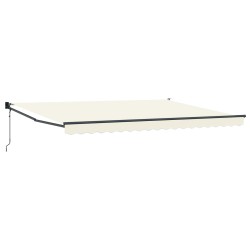 Auvent rétractable électrique Crème 4 x 2 m 544744544744