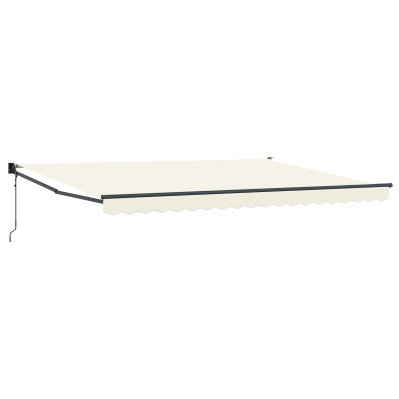Auvent rétractable électrique Crème 4 x 2 m 544744544744
