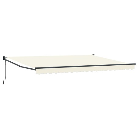 Auvent rétractable électrique Crème 4 x 2 m 544744544744