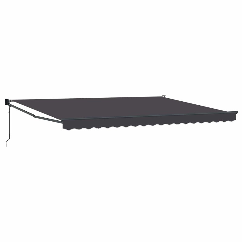Auvent rétractable électrique Anthracite 4 x 2 m 544746544746