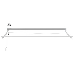 Auvent rétractable électrique Jaune et blanc 3 x 2 m 544803544803