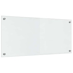 Crédence de cuisine 2 pcs Transparent 90 x 40 cm verre trempé 544809544809