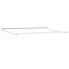 Auvent rétractable manuel Rouge et Blanc 4 x 2 m 544816544816