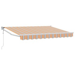 Auvent rétractable électrique Orange, Gris et Bleu 2,5 x 2 m 544840544840