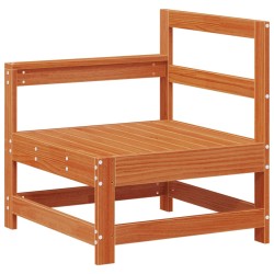 Ensemble de salon de jardin 6 pcs Brun cire Bois de pin massif 544849544849