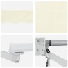 Auvent rétractable électrique Crème 2,5 x 2 m 544858544858