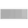 Crédence de cuisine 2 pcs Gris clair 110 x 40 cm verre trempé 544868544868