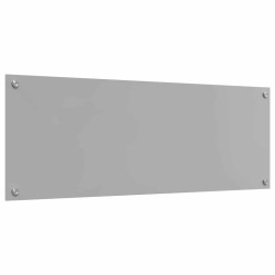 Crédence de cuisine 2 pcs Gris clair 110 x 40 cm verre trempé 544868544868