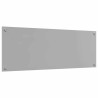 Crédence de cuisine 2 pcs Gris clair 110 x 40 cm verre trempé 544868544868
