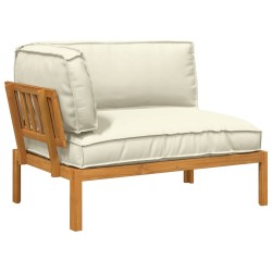 Ensemble de Canapés Crème 133 x 92 x 69 cm Bois d'Acacia Massif 544888544888