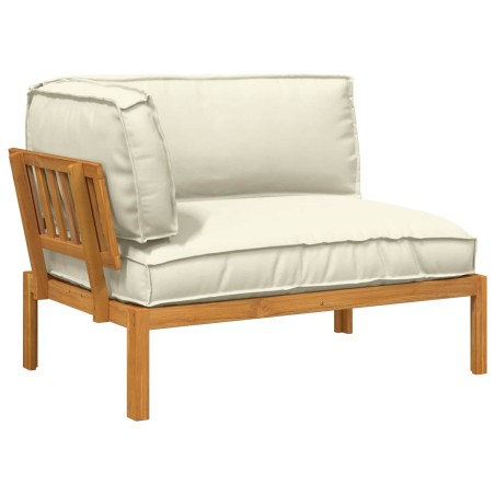 Ensemble de Canapés Crème 133 x 92 x 69 cm Bois d'Acacia Massif 544888544888