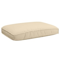 Ensemble de Canapés Uni 2 pcs Beige Bois d'Acacia Massif 544889544889