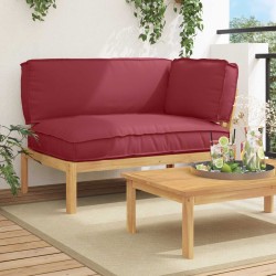 Ensemble de Canapés avec coussin Uni Bordeaux 133 x 92 x 69 cm 544895544895