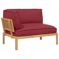 Ensemble de Canapés avec coussin Uni Bordeaux 133 x 92 x 69 cm 544895544895