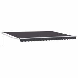 Auvent rétractable électrique Anthracite 4 x 2 m 544914544914