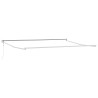 Auvent rétractable électrique Anthracite et blanc 4 x 2 m 544917544917