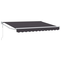 Auvent rétractable électrique Anthracite 3,5 x 2 m 544923544923