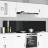 Crédence de cuisine 2 pcs Noir 110 x 50 cm verre trempé 544924544924