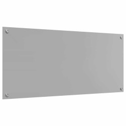 Crédence de cuisine 2 pcs Gris clair 110 x 50 cm verre trempé 544925544925