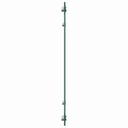 Crédence de cuisine 2 pcs Gris clair 90 x 50 cm verre trempé 544928544928