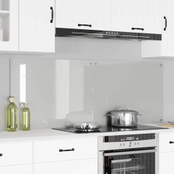 Crédence de cuisine 2 pcs Transparent 80 x 60 cm verre trempé 544930544930