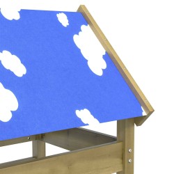 Tour de jeu Marron 52,5 x 85 x 239 cm Bois solide imprégné 544937544937