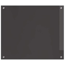 Crédence de cuisine 2 pcs Gris foncé 70 x 60 cm verre trempé 544939544939