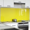 Crédence de cuisine 2 pcs Jaune 80 x 60 cm verre trempé 544941544941