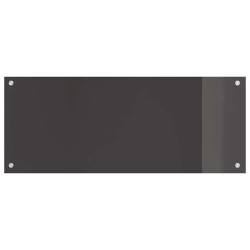 Crédence de cuisine 2 pcs Gris foncé 100 x 40 cm verre trempé 544942544942