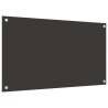 Crédence de cuisine 2 pcs Gris foncé 90 x 50 cm verre trempé 544944544944