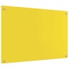 Crédence de cuisine 2 pcs Jaune 90 x 60 cm verre trempé 544946544946