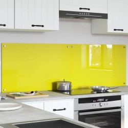 Crédence de cuisine 2 pcs Jaune 80 x 50 cm verre trempé 544948544948