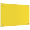 Crédence de cuisine 2 pcs Jaune 80 x 50 cm verre trempé 544948544948