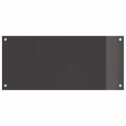 Crédence de cuisine 2 pcs Gris foncé 90 x 40 cm verre trempé 544949544949