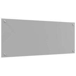 Crédence de cuisine 2 pcs Gris clair 100 x 40 cm verre trempé 544951544951
