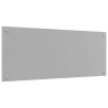 Crédence de cuisine 2 pcs Gris clair 100 x 40 cm verre trempé 544951544951