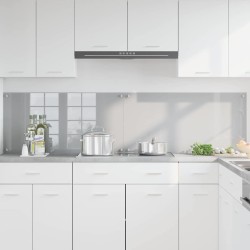 Crédence de cuisine 2 pcs Gris clair 100 x 50 cm verre trempé 544952544952