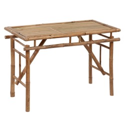 Table de jardin pliable 115x50x75 cm Bambou 544957544957
