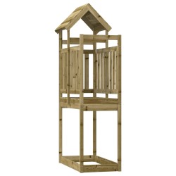 Tour de jeu Marron 52,5 x 110,5 x 214 cm Bois solide imprégné 544960544960