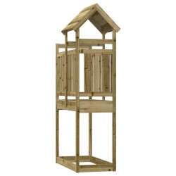 Tour de jeu Marron 52,5 x 110,5 x 214 cm Bois solide imprégné 544960544960