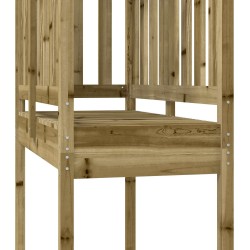 Tour de jeu Marron 52,5 x 110,5 x 214 cm Bois solide imprégné 544960544960