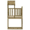 Tour de jeu Marron 53 x 110,5 x 214 cm Bois solide imprégné 544962544962