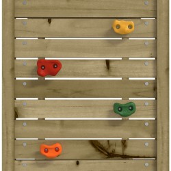 Tour de jeu Marron 53 x 110,5 x 214 cm Bois solide imprégné 544962544962