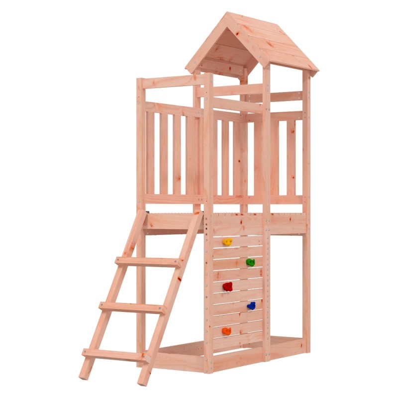 Tour de jeu Marron 110,5 x 52,5 x 214 cm Bois solide de Douglas 544965544965