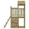 Tour de jeu Marron 110,5 x 52,5 x 214 cm Bois solide imprégné 544966544966