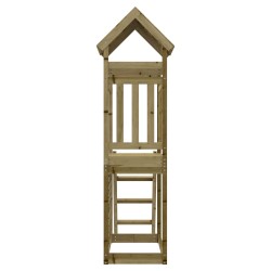Tour de jeu Marron 110,5 x 52,5 x 214 cm Bois solide imprégné 544966544966