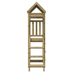 Tour de jeu Marron 110,5 x 52,5 x 214 cm Bois solide imprégné 544966544966