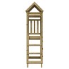 Tour de jeu Marron 110,5 x 52,5 x 214 cm Bois solide imprégné 544966544966